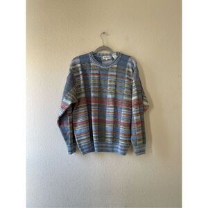 Vintage mens norm‎ Thompson textured sweater size medium